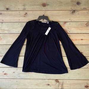 BNWT Women’s Long Sleeve Black Top Medium Cyrus
